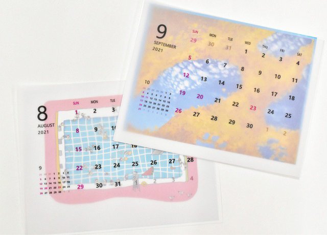 卓上カレンダー